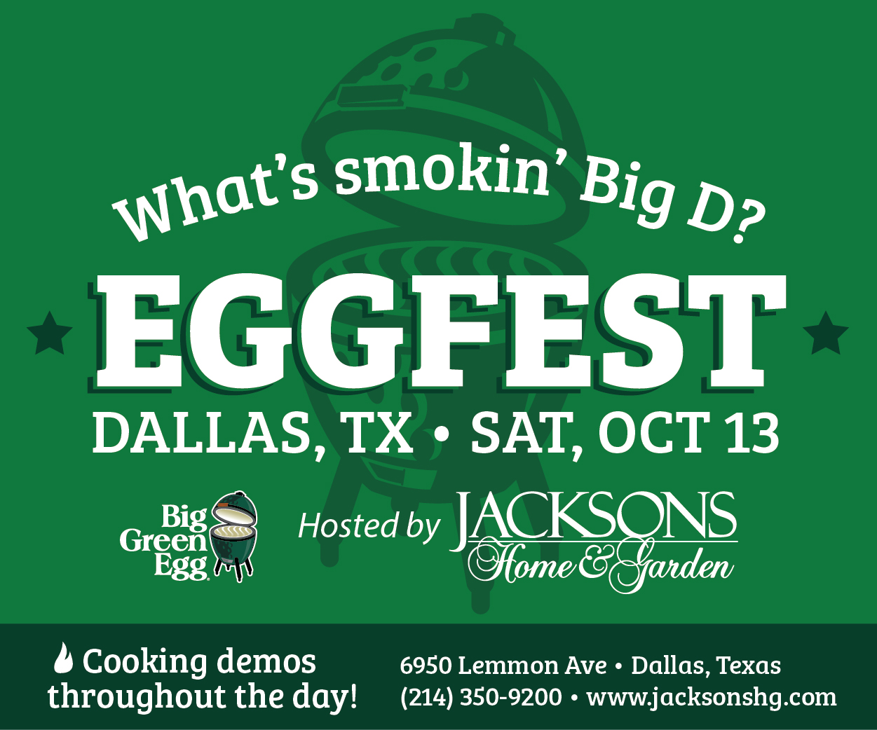 Eggfest Where S Smokin Big D Dallas Tx